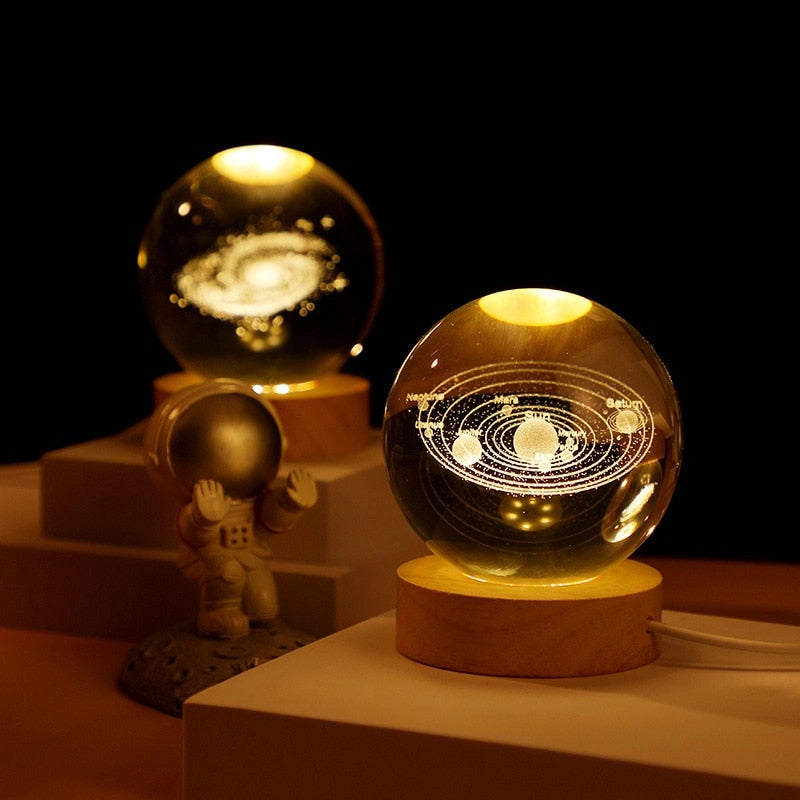 Stellar Space Night Light Science Decor