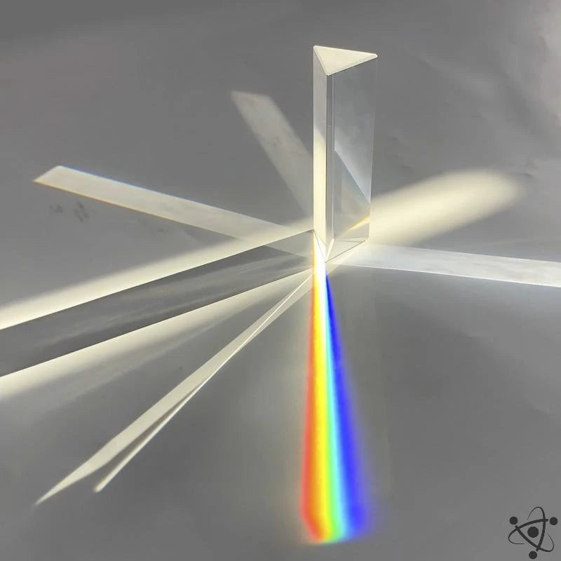 Triangular BK7 Optical Prism Science Decor