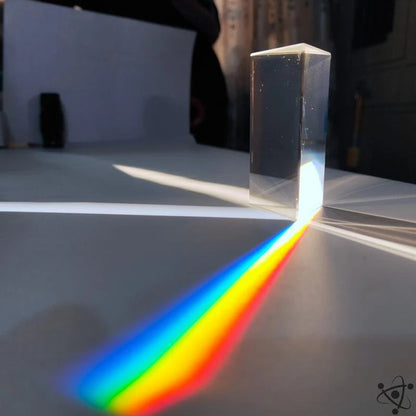 Triangular BK7 Optical Prism Science Decor