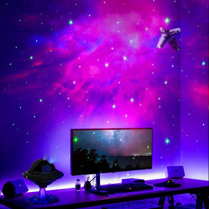 UFO Star Projection Lamp Science Decor