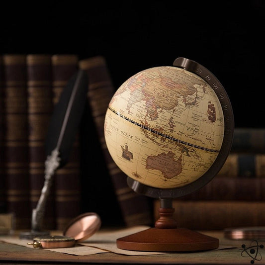 Vintage Earth Globe Science Decor