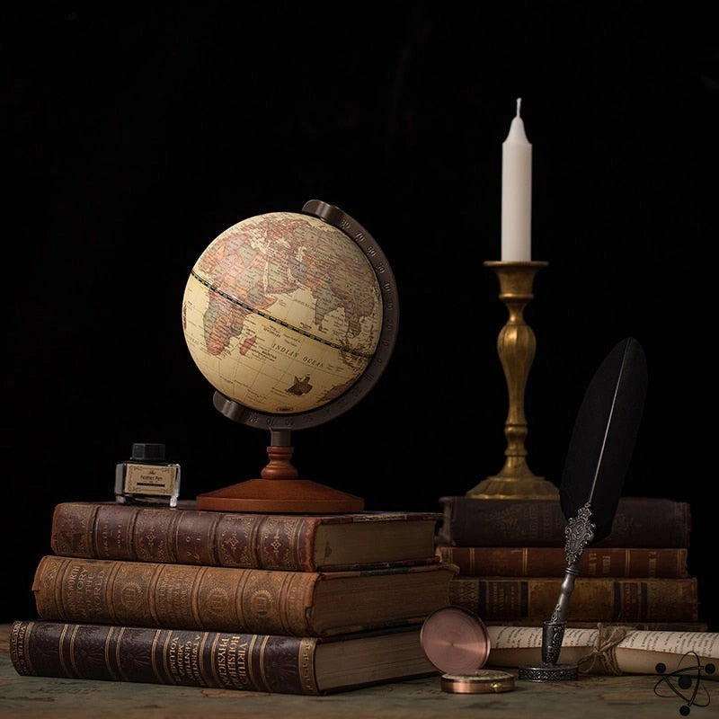 Vintage Earth Globe Science Decor