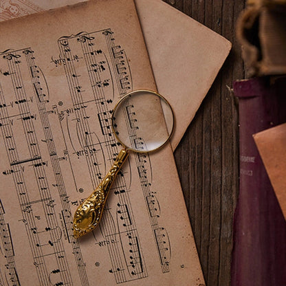 Vintage Magnifier Science Decor