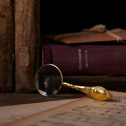 Vintage Magnifier Science Decor