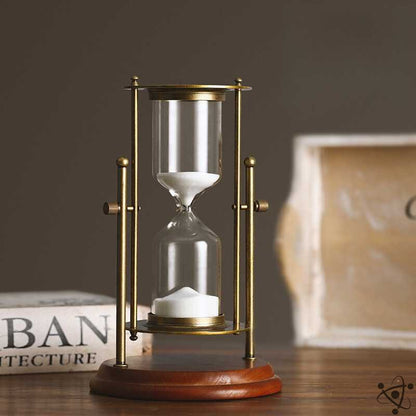 White Sand European Hourglass Science Decor