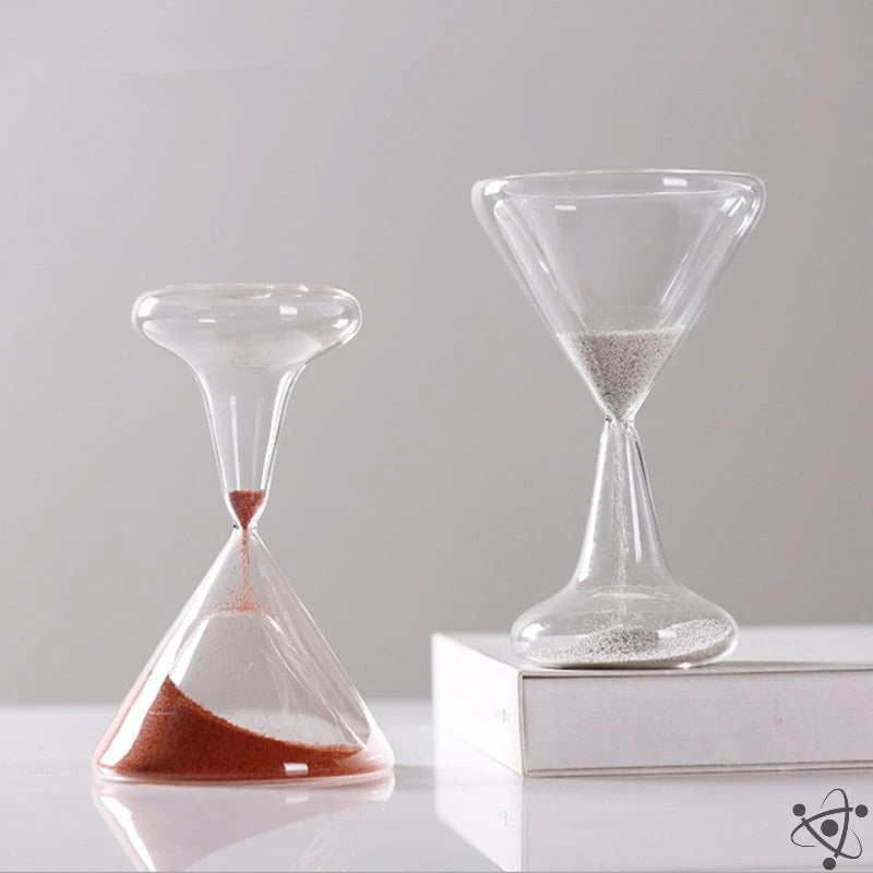Wineglass Hourglass Science Decor