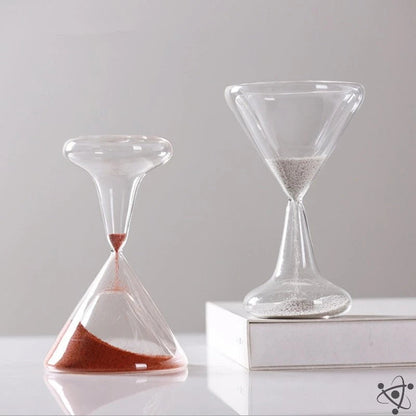 Wineglass Hourglass Science Decor