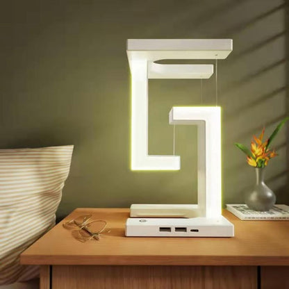 Wireless Charging Desk Lamp Science Decor