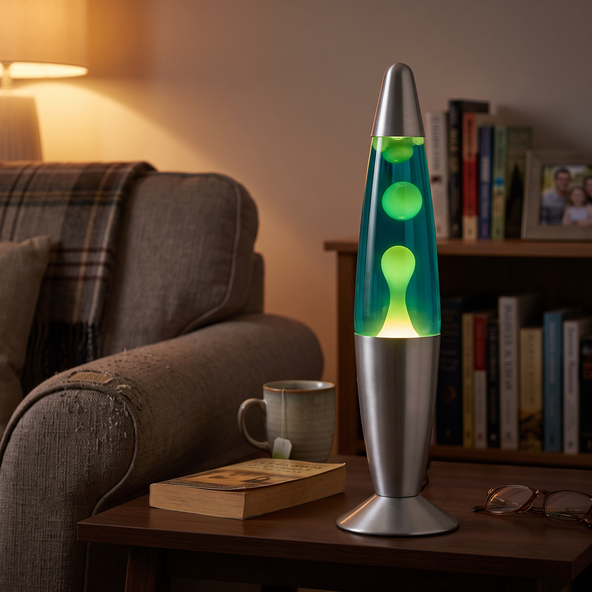 Classic Retro Lava Lamp Mood Light - Blue